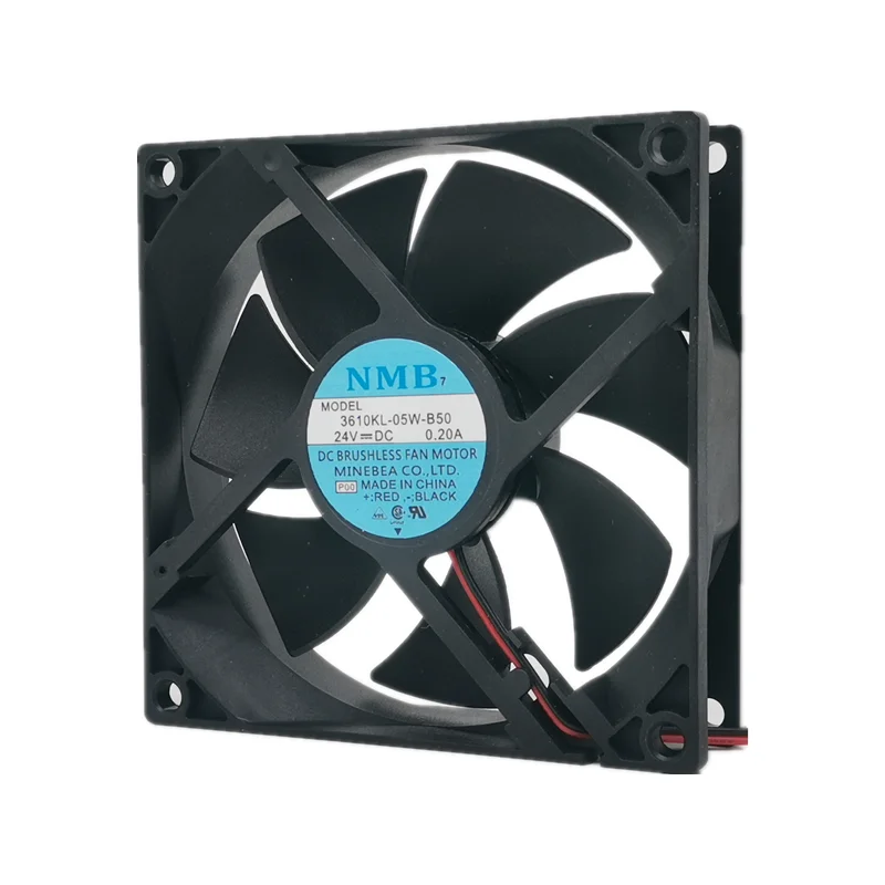 주파수 변환기 냉각 선풍기, NMB 3610KL-05W-B50 9025 24V 0.20a