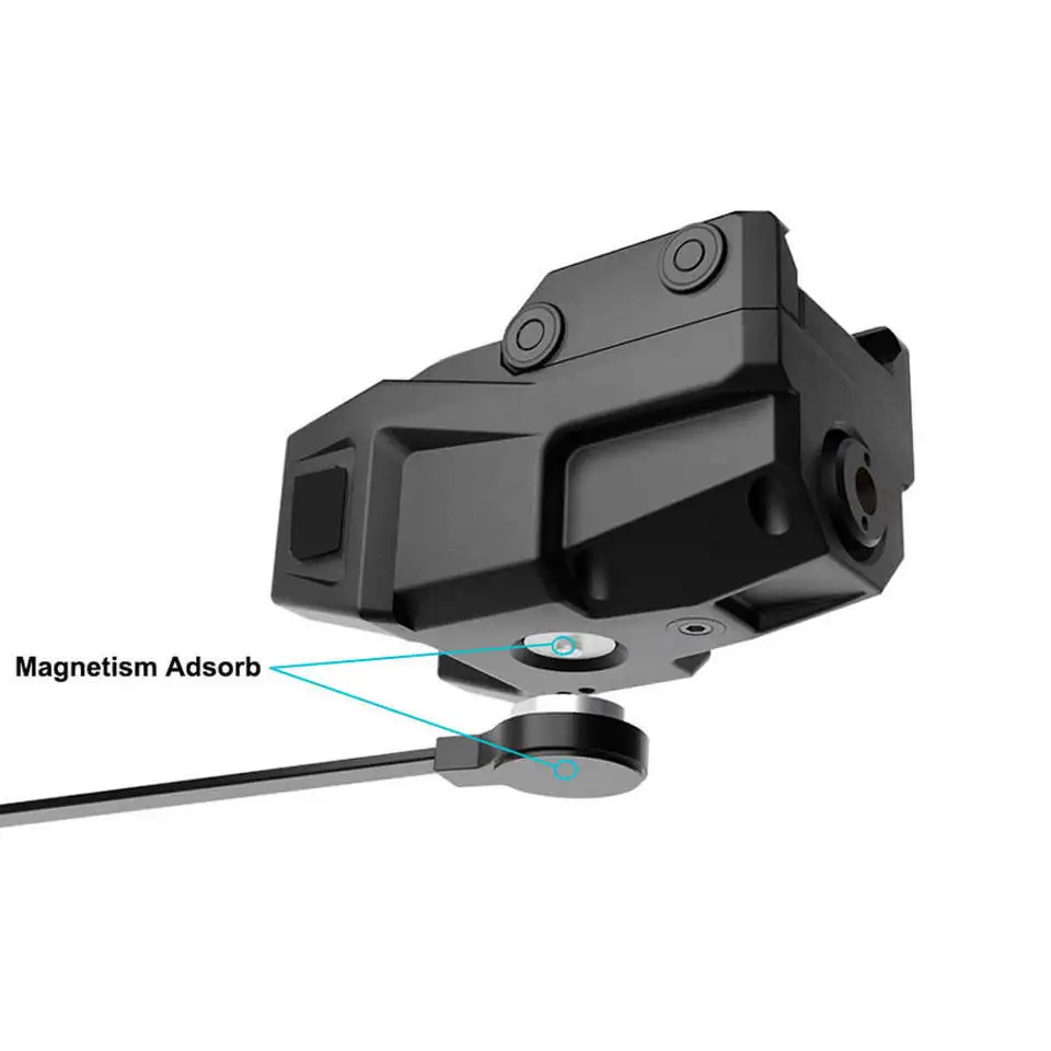 Tactical Green Laser Sight Magnetic Rechargeable Mini Handgun Strobe Dot Sight Weapon Pistol Beam for 20mm Rail Built-in Battery laser sight red dot laser sight