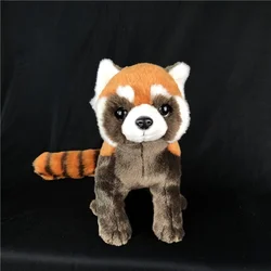Muñeco de peluche de Panda Rojo para niños, de simulación juguete, regalo de muñeca de trapo, adornos