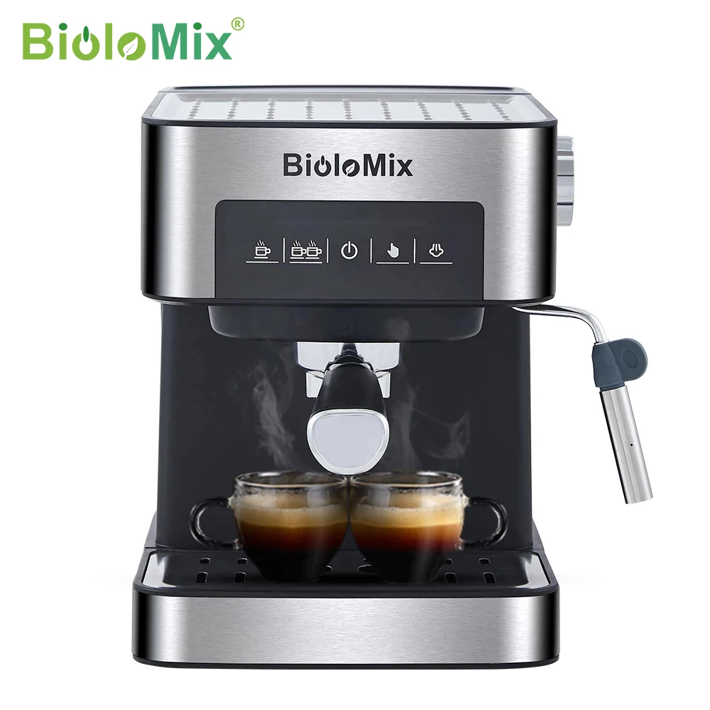 BioloMix 20 Bar Italian Type Espresso Coffee Maker Machine with Milk Frother...