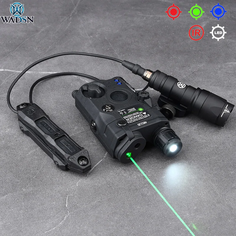 Wadsn Peq15 Tactical Airsoft M300 Weapon Light Peq 15 Red Green Blue