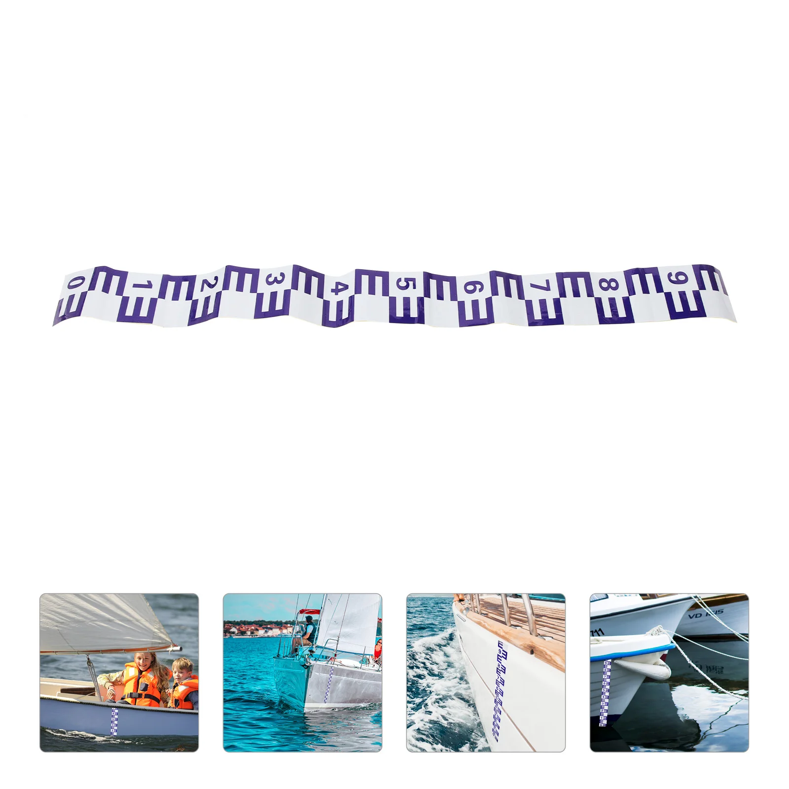 Pool Supplies One Meter Water Depth Ship Level Scale Tide Observation Self-adhesive Stickers Pond Gauge