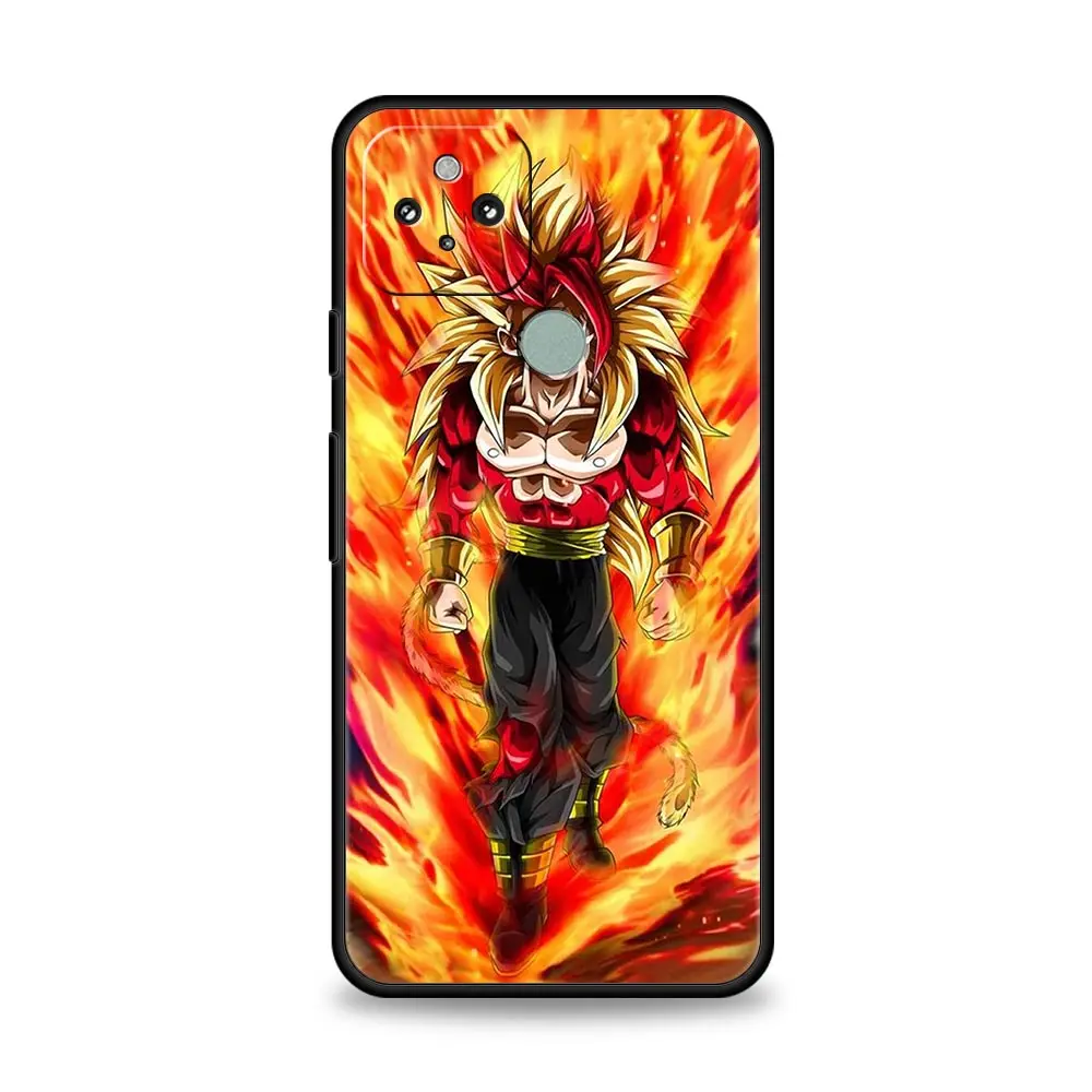 pouch mobile Dragon Ball Ultra Instinct Son Shockproof Phone Case For Google Pixel 4a 5 4 4XL Black TPU Soft Silicone Back Funda Cover Shell best iphone wallet case