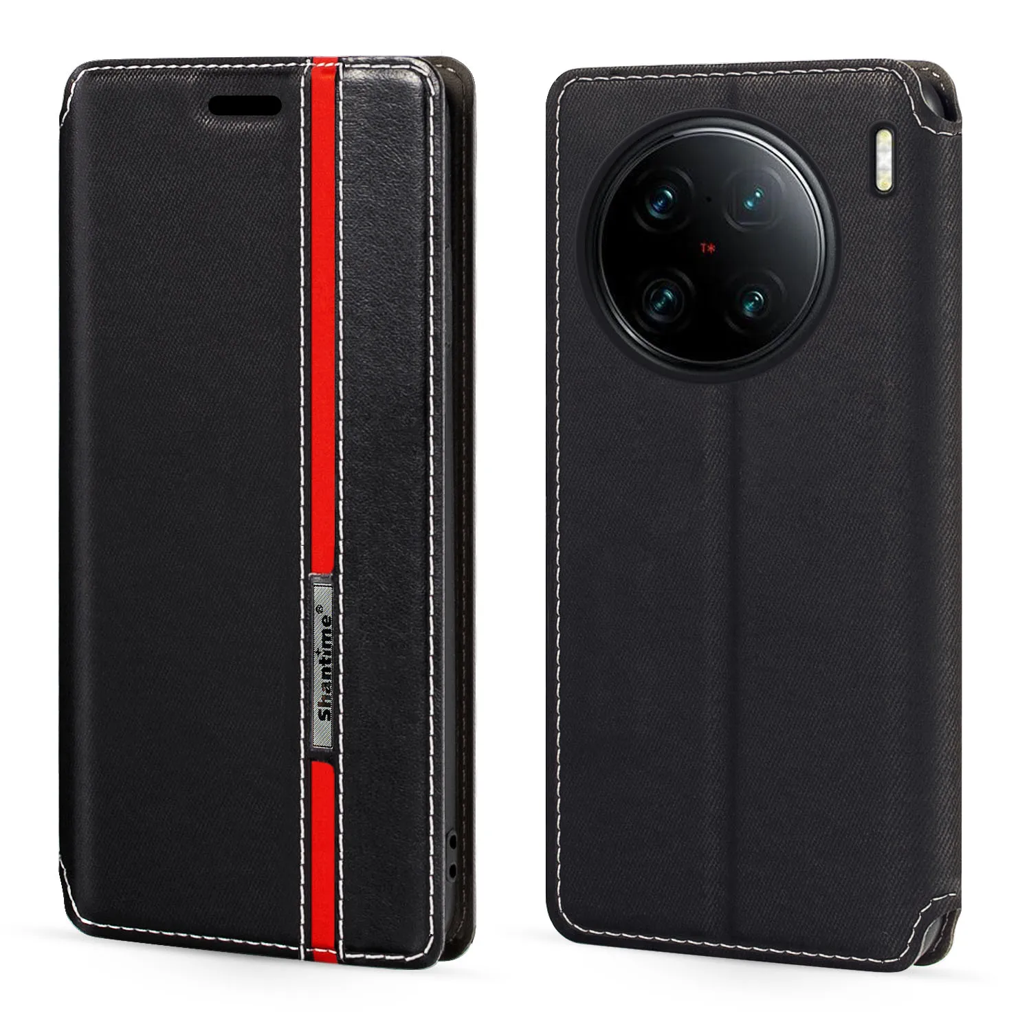 

For Vivo X90 Pro+ Case Fashion Multicolor Magnetic Closure Leather Flip Case Cover with Card Holder For Vivo X90 Pro Plus 5G