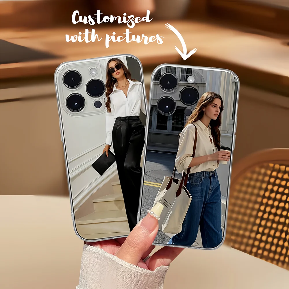 DIY Customizable Photo Anti-Shock Silicone Back Cover