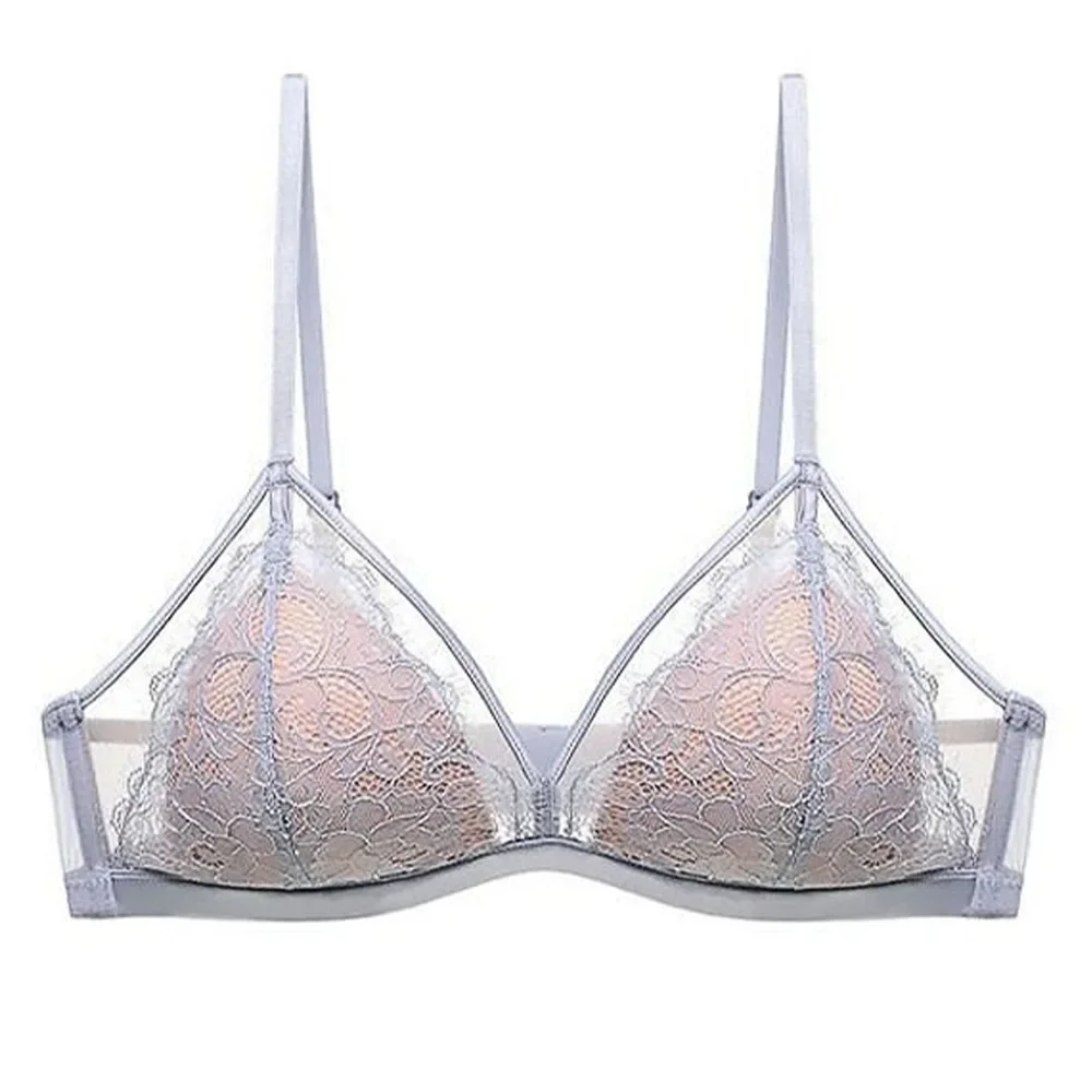 Women Lace Bra Padded Thin Lingerie Casual Ladies Underwear Elegant Daily Bralette