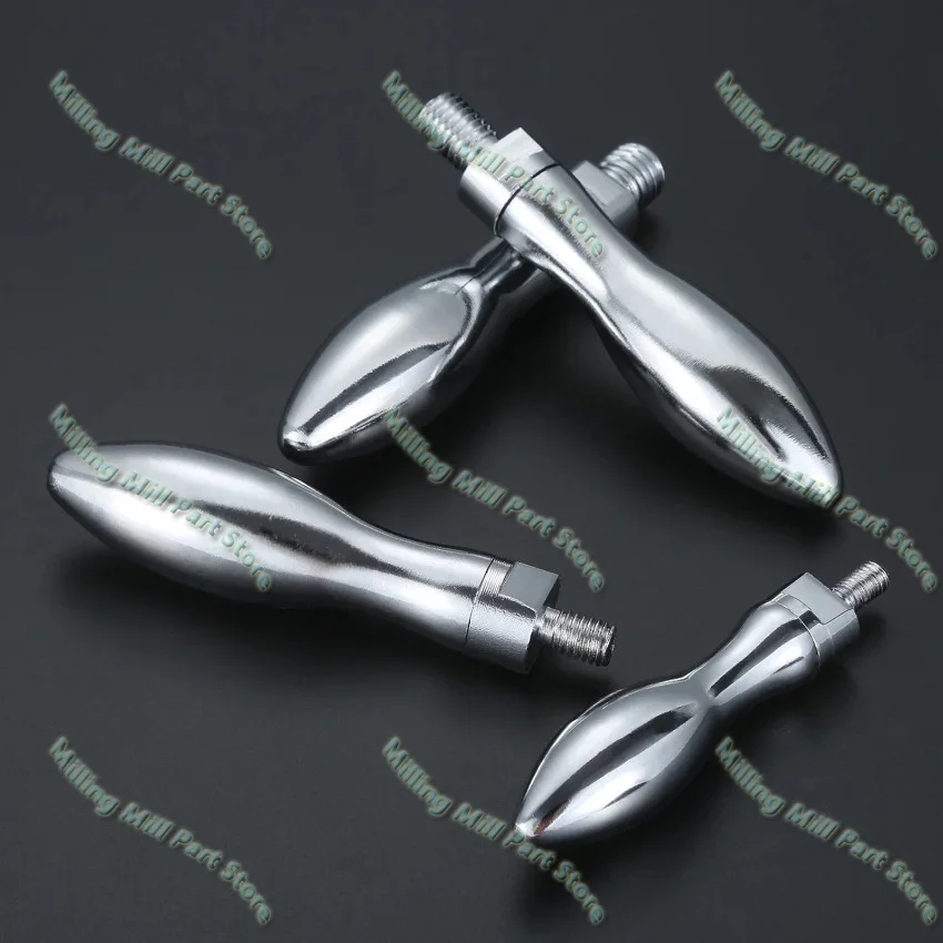 1pc Metal Revolving Handle M6 M8 M10 M12 Thread for Milling Machine Tools Lathe Grinding