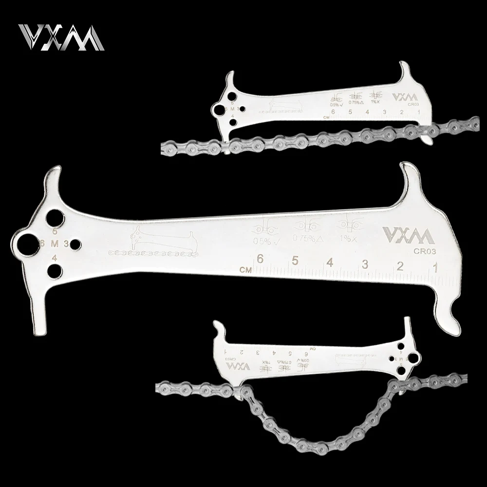 

Линейка для измерения износа цепи велосипеда, инструмент для проверки цепей велосипеда