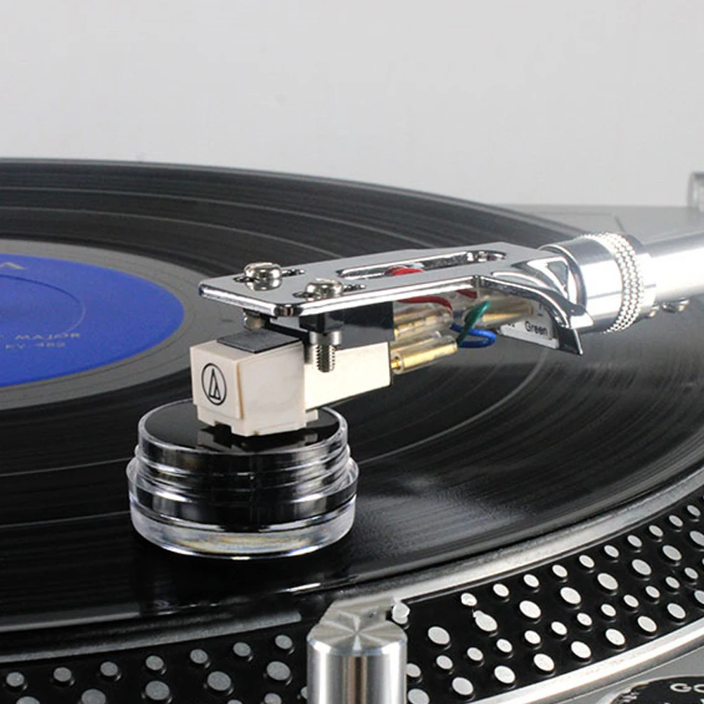 Phonograph Needle Cleaner Anti-Static Record Needle Cleaning Gel Reusable LP Cartridge Needle Cleaner Vinyl Record Cleaning Tool