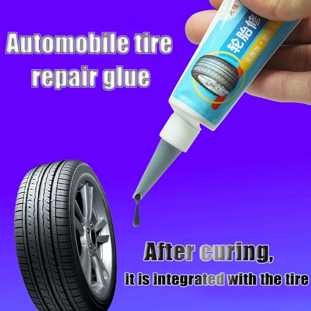 Colle spéciale pour réparation de voiture, adhésif en silicone pour pneus,  fissures, bain, noir - AliExpress