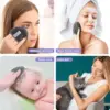 Microfiber Reusable Makeup Remover Pads Face Cleansing Gloves Washable Makeup Removal Cloth Rounds With Laundry Bag 6 Pack 6
