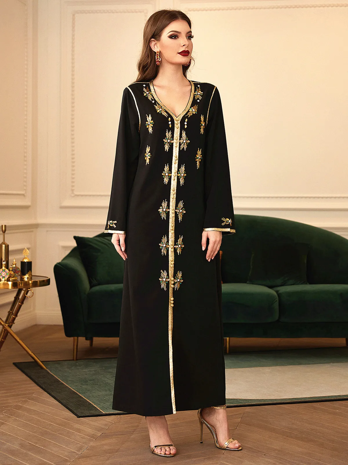 Muslim Abaya Women 2023 Long Dress For Prom Party Eid Mubarak Prayer Islam Clothes Kaftan Arabic Turkey Evening Robe Dubai Maxi