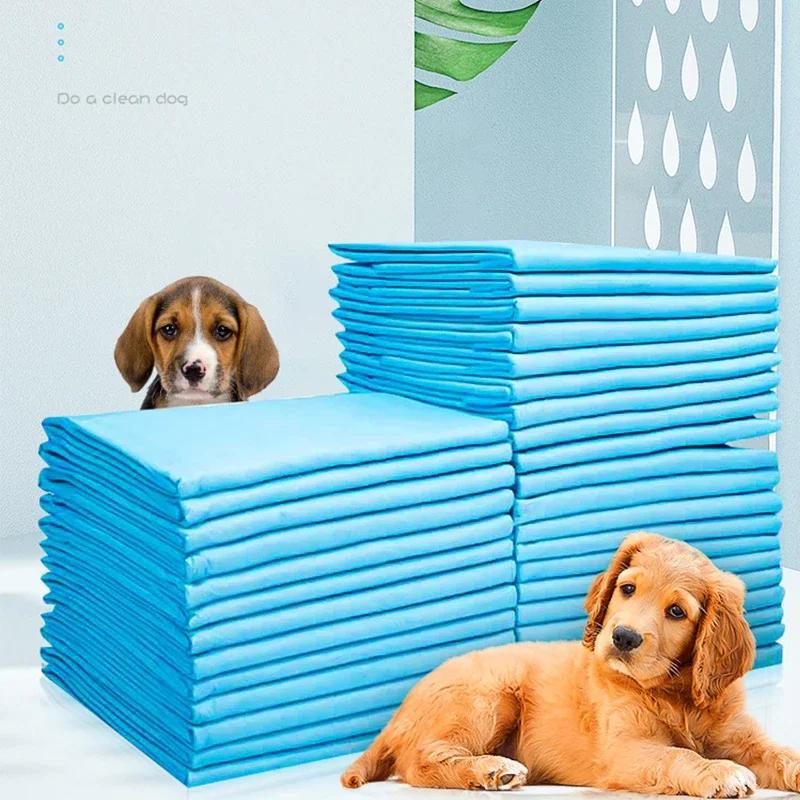 Dog Diapers 20Pcs Super Absorbent Pet Diaper Dog Training Pee Pads Disposable Healthy Nappy Mat For Dog Cats Pets Cleaning Deodorant Diaper