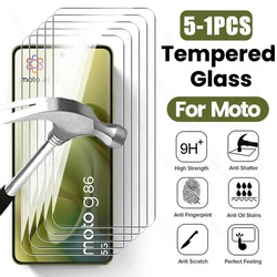 Premium 9H Tempered Glass Screen Protector - Explosion-Proof HD Film for Motorola Moto Smartphones (Transparent)