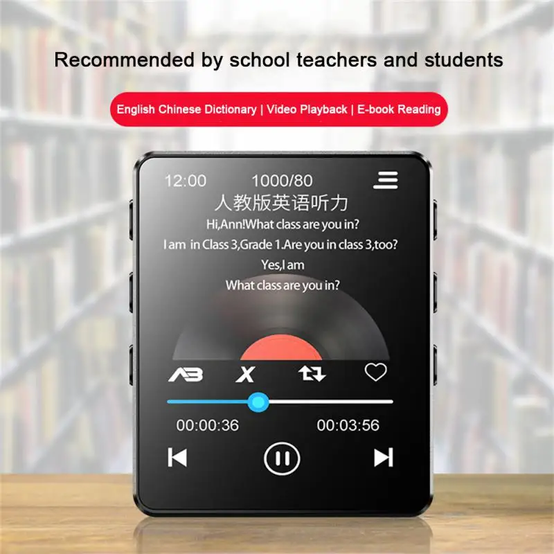 RYRA Bluetooth 5.0 Lossless Music MP3 Player Walkman MP3 MP4 Automatic Read Aloud Mini-game 2.5 Inch MP5 E-book Video Player music player,mini media player