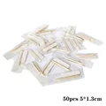 50pcs 5cm white