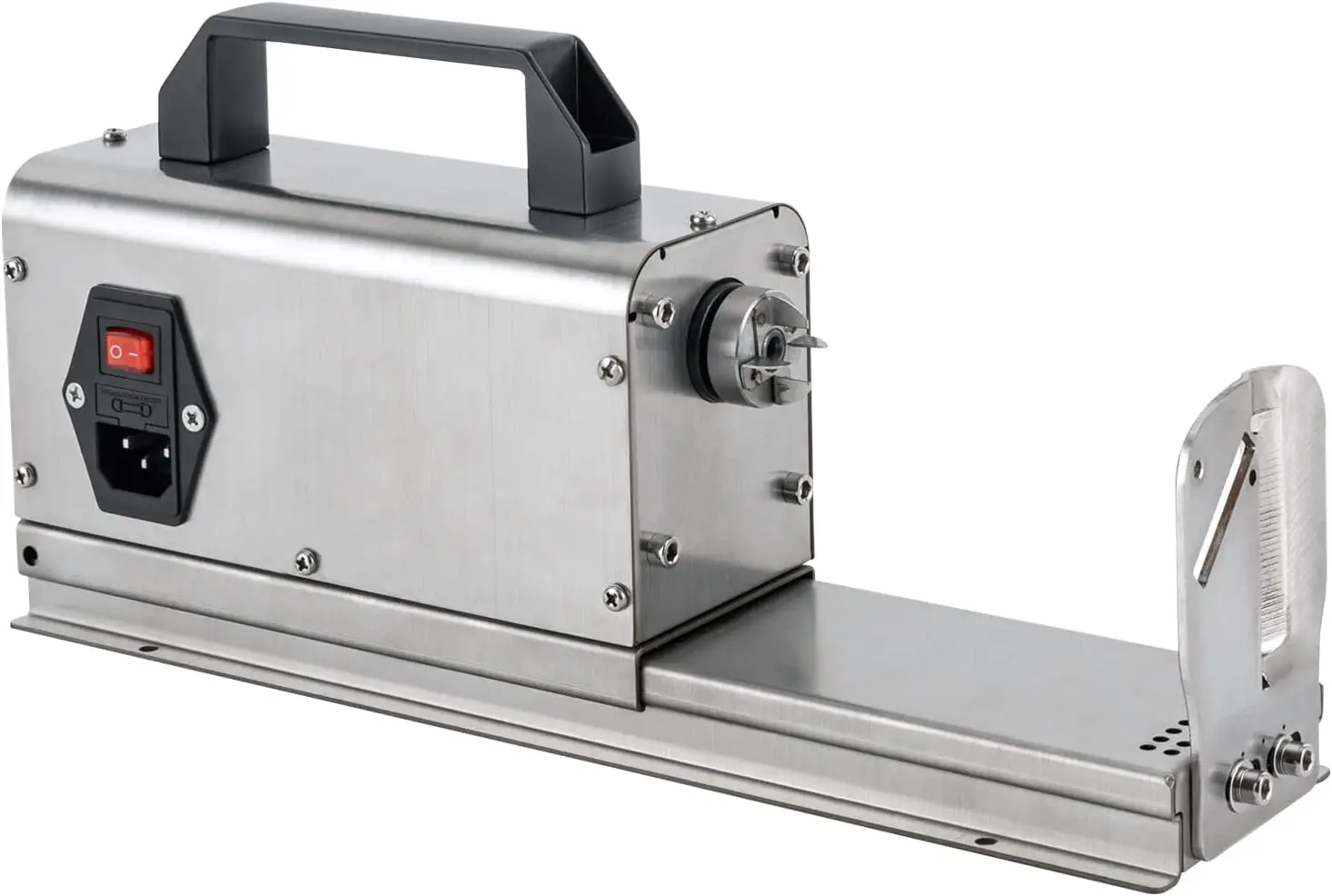 Commercial Electric Potato Slicer, Spiral Tornado Cutter, and Twister for Thick Potato Slices - Stainless Steel, 40W