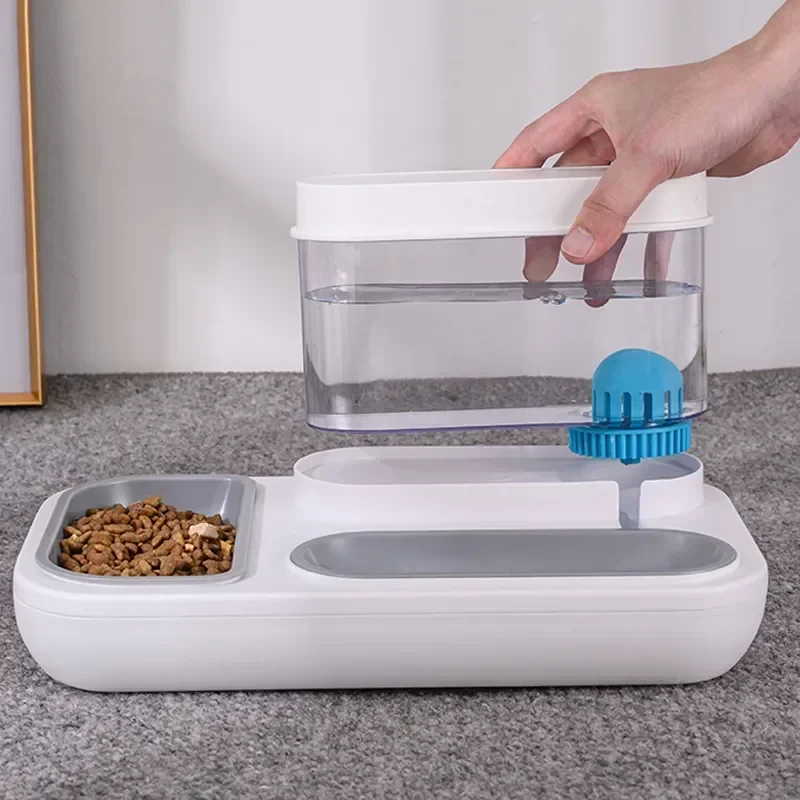 

Kitten Products Bowls Cats Cat Capacity Dog Waterer Bowl Drinking Feeding Fountain Automatic Style Puppy For Feeder Pet 4