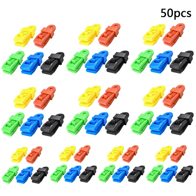 Mini Kerti Árnyékoló Ruhás Klip Sátor Szél Kötélbilincsek Állítható Nagy Teherbírású Záró Kemping Kellékek - Image 4