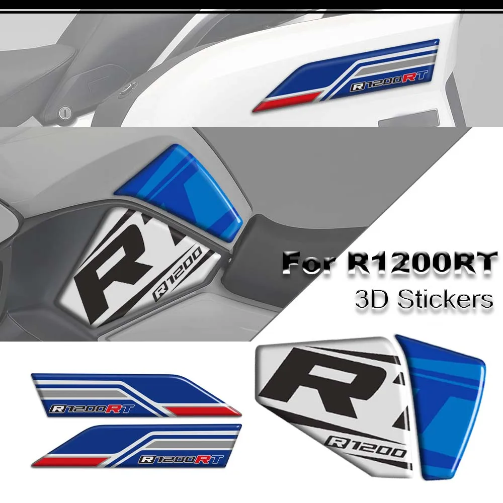 

R 1200 accessories For BMW R1200RT R1200 RT Tail Panniers Luggage Case Trunk Tank Pad Protector Guard Knee Stickers Decal Kit