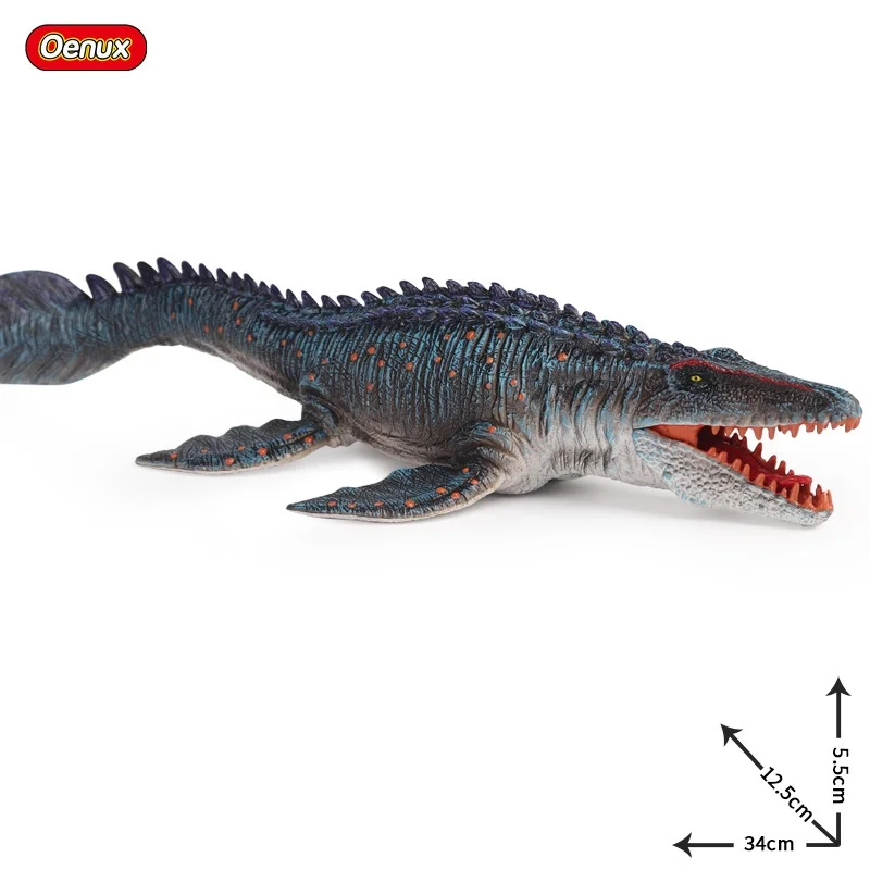 Doki Toy Dinosaur Toy Undersea Solid Mosasaur Sliding Tooth Dragon Plastic Dinosaurs Marine Simulation Model Furnishing Articles 4