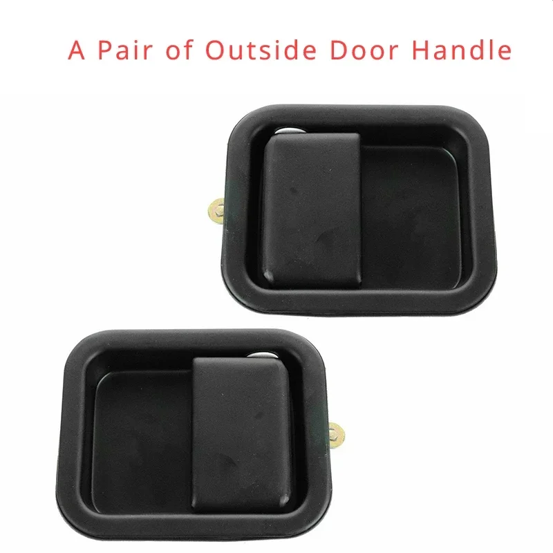 

Car Exterior Outer Door Handle 55176382AE 55076222 For Jeep Wrangler (With Full Doors Only) 1991-2006 Auto Black Metal Parts