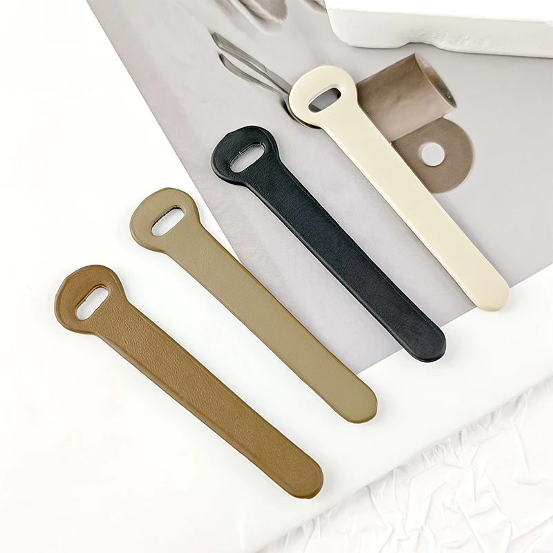 Genuine Top-Grain Leather Zipper Pulls for Men's & Women's Bags Backpacks Handbags and Thick Zipper Handles