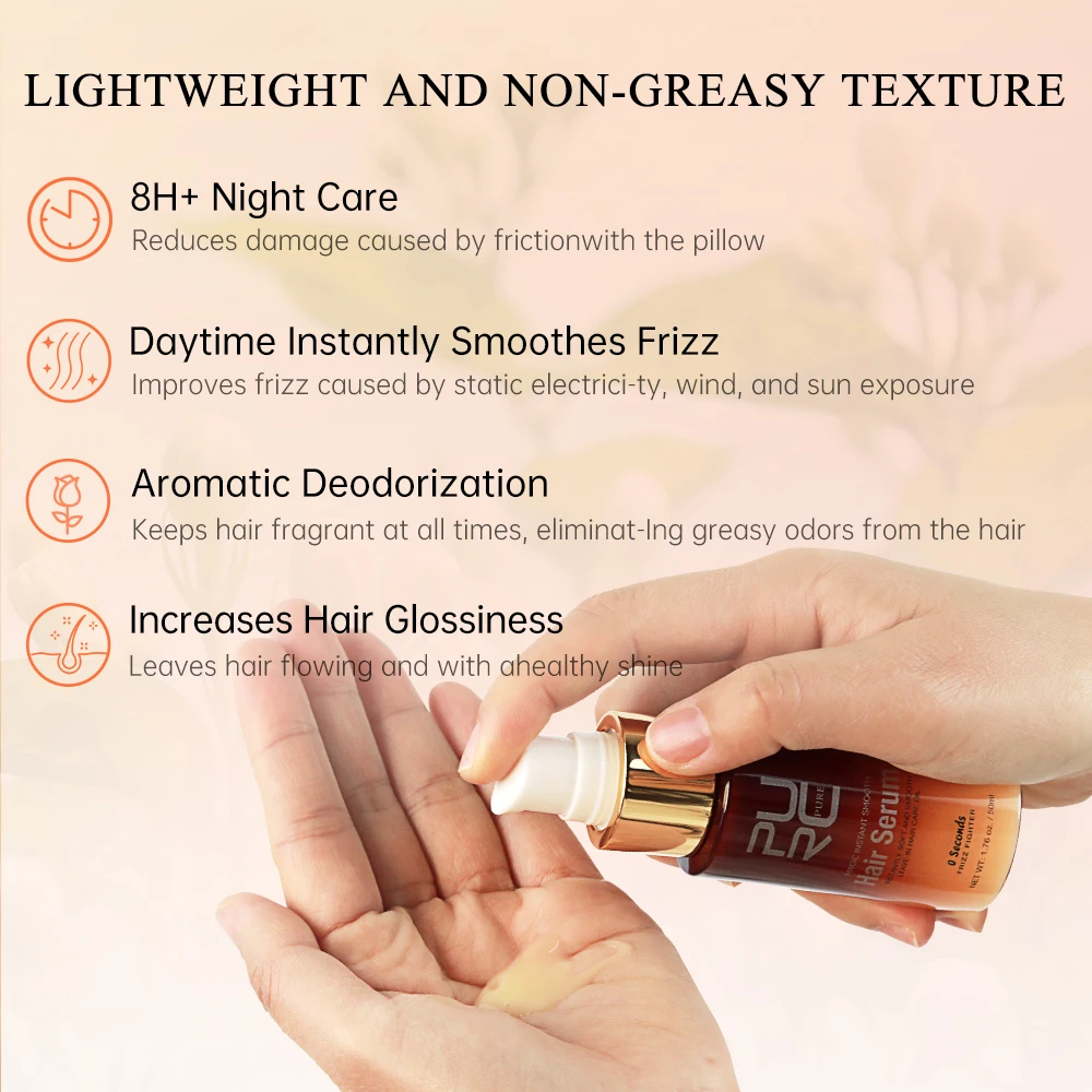 PURC Magic Hair Serum Smoothing Repair Dry Damaged Frizzy Deep Nourishment Hair Oil Care Products hair treatment oil hair treatment