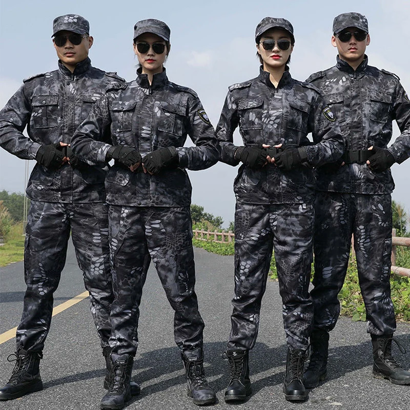 Conjunto de chaqueta y pantalón para hombre, uniforme militar del ejército,  ropa táctica de camuflaje, entrenamiento de soldado de Airsoft de las  Fuerzas Especiales - AliExpress