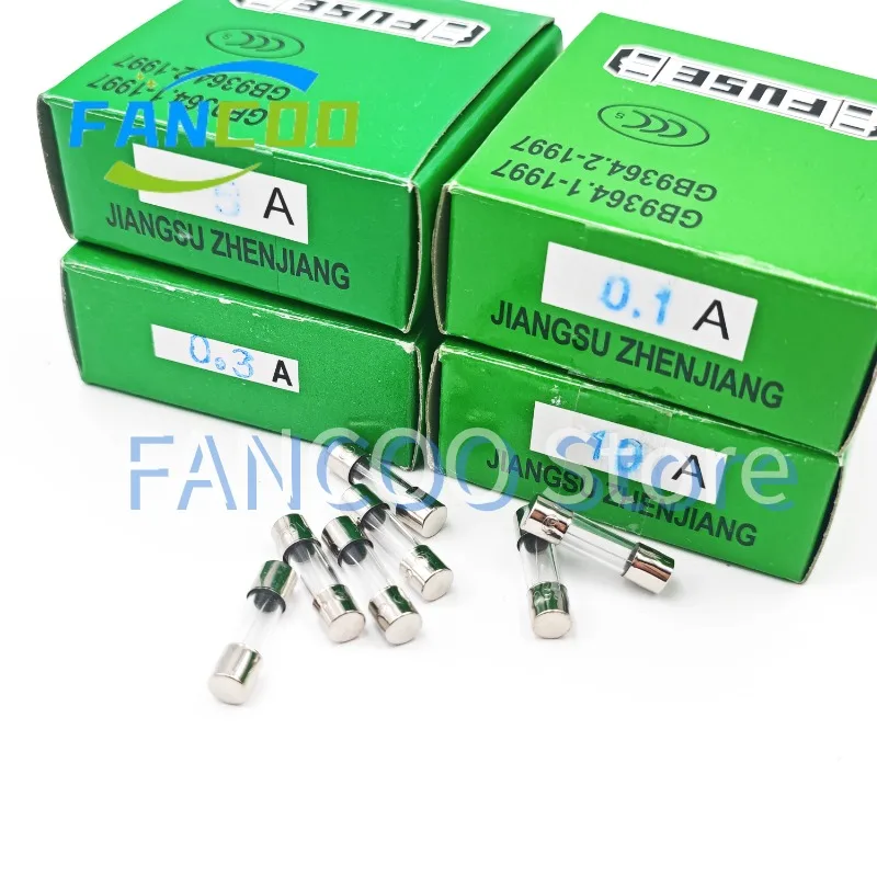 Glass tube 5x20mm F0.25A 6.3A Quick Blow 5X20 F0.1AL250v 1A 0.2A-30A