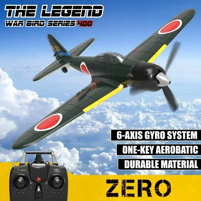 

4ch 2.4g Rc Plane Zero Remote Control Airplane Epp 400mm Wingspan 4 Channels Aerobatic Rc Fighter 761-15 Rtf Plane Kids Gifts