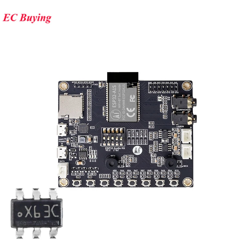 Esp32-Audio-Kit Esp32-Aduio-Kit Esp32-A1S Scheda Di Sviluppo Audio Esp32 Modulo Wifi Ble A Bassa Potenza Dual-Core 8M Dac101S101Cimk