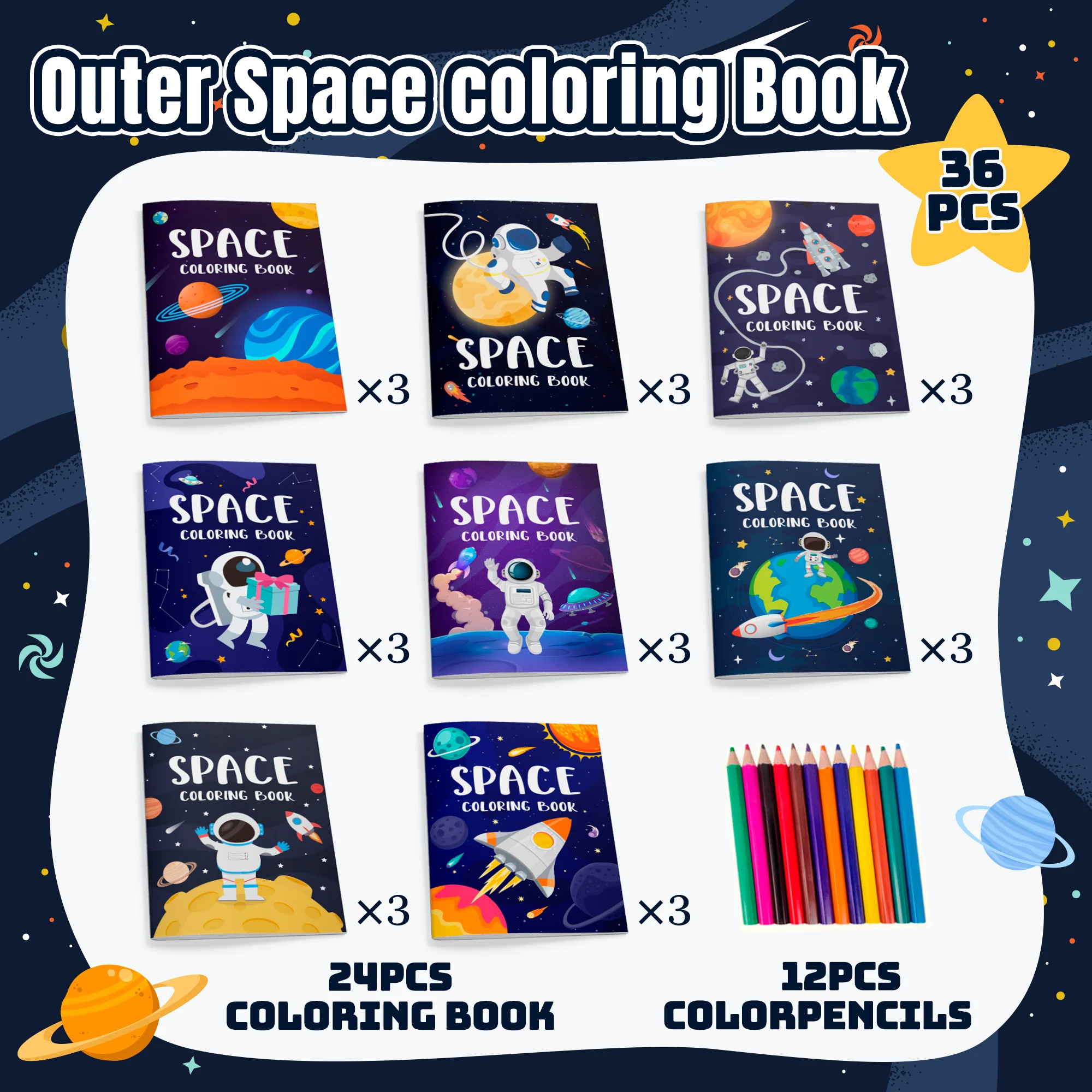 Space Coloring Books 6