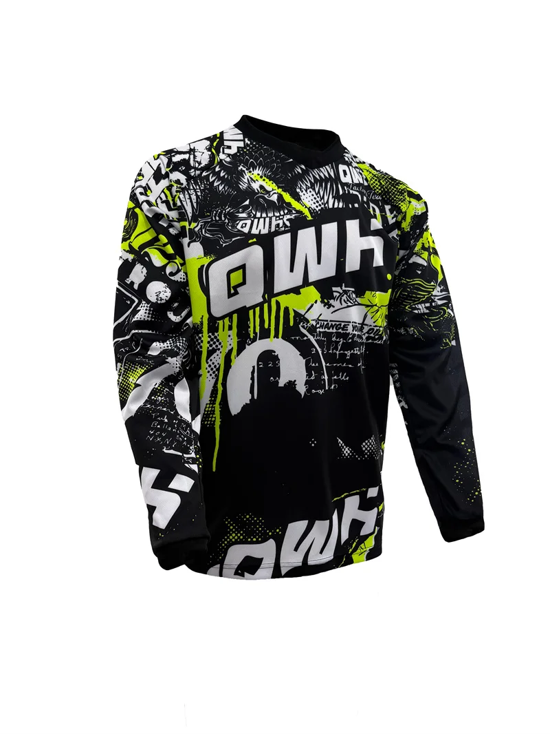 2026년 신형 MX 모토크로스 저지와 바지 레이스 콤보 엔듀로 DH 더트 바이크 기어 세트 오프로드 MTB ATV 모토 슈트 QW2