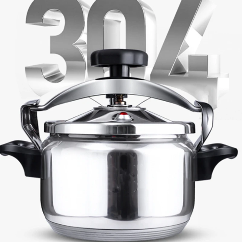 304 Stainless Steel Pressure Cooker Small Household Mini Explosion-proof Pressure Cooker Gas Induction Cooker Universal 2