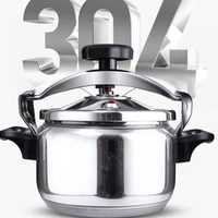 304 Stainless Steel Pressure Cooker Small Household Mini Explosion-proof Pressure Cooker Gas Induction Cooker Universal 2