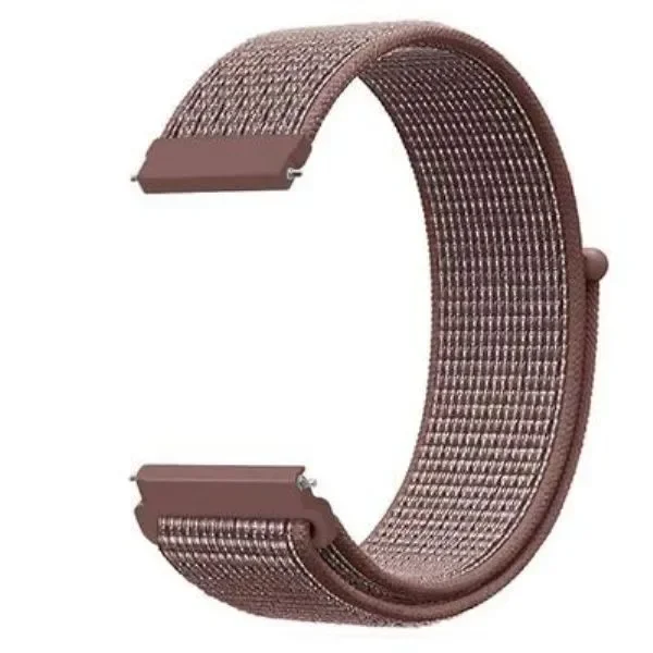 Nylon Loop Adjustable Watch Strap, 20mm/22mm, Multiple Colors Available