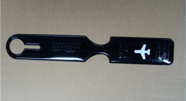Gepäckanhänger-Abdeckung, Koffer aus PU-Leder, Ausweis-Adress-Clip, Gepäckanhänger, tragbares Etikett – Detail 17