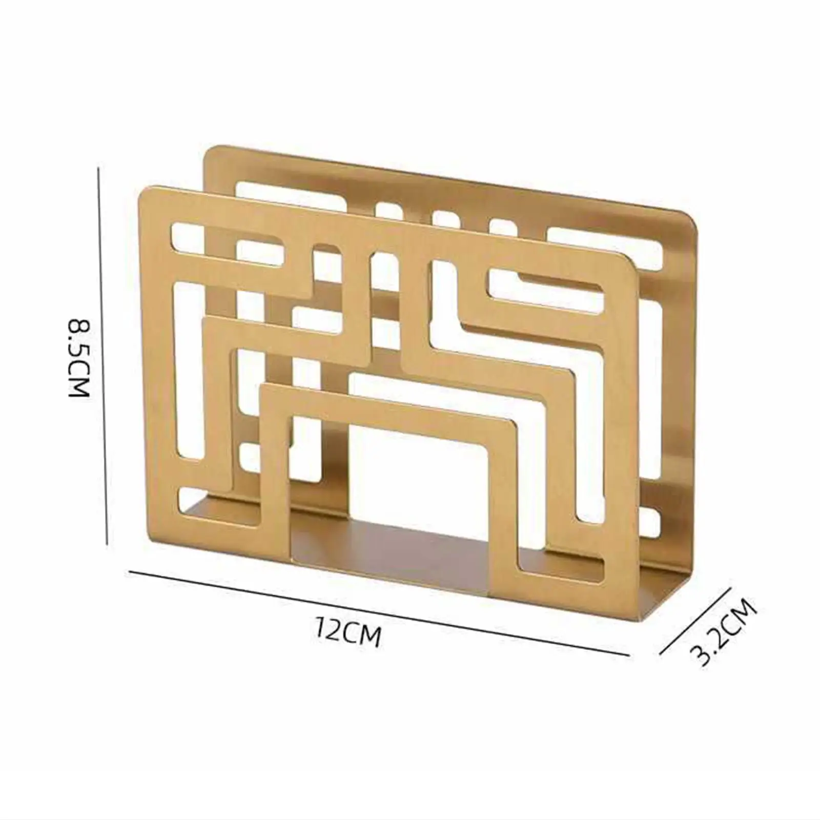 Napkin Holder Stainless Steel Vertical Paper Napkin Holder Tissue Dispenser For Countertops Restaurant Kitchen Dining Table Home
