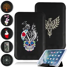 

Universal Tablet Magnetic Case 7 8 10 Inch Bag Apple Huawei Samsung Folding Color Print New High Quality Leather Stand Cover