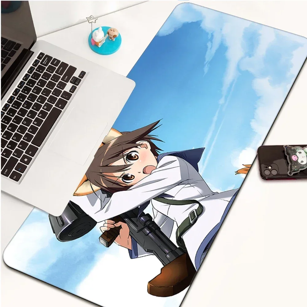 

2024 NEW Strike Witches Mouse Pad Gaming Accessories Keyboard Mat Non-slip Deskmat High Definition Printing Mousepad desk mat