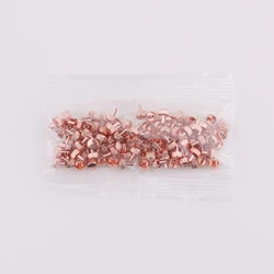 Gold and Silvery Watch Crown Set - 102PCS, 4*2.4*5.4mm, Non - Waterproof, Premium Watch Handles (Rose gold)