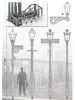 LIANG-0603 model scene accessories street lamp wall lamp 1/35 4