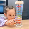 Baby Wooden Rain Sound Pipe Simulation Rain Sound Wooden Toy Gift Hourglass Fun Music Shaker Early Education Enlightenment Toy 2