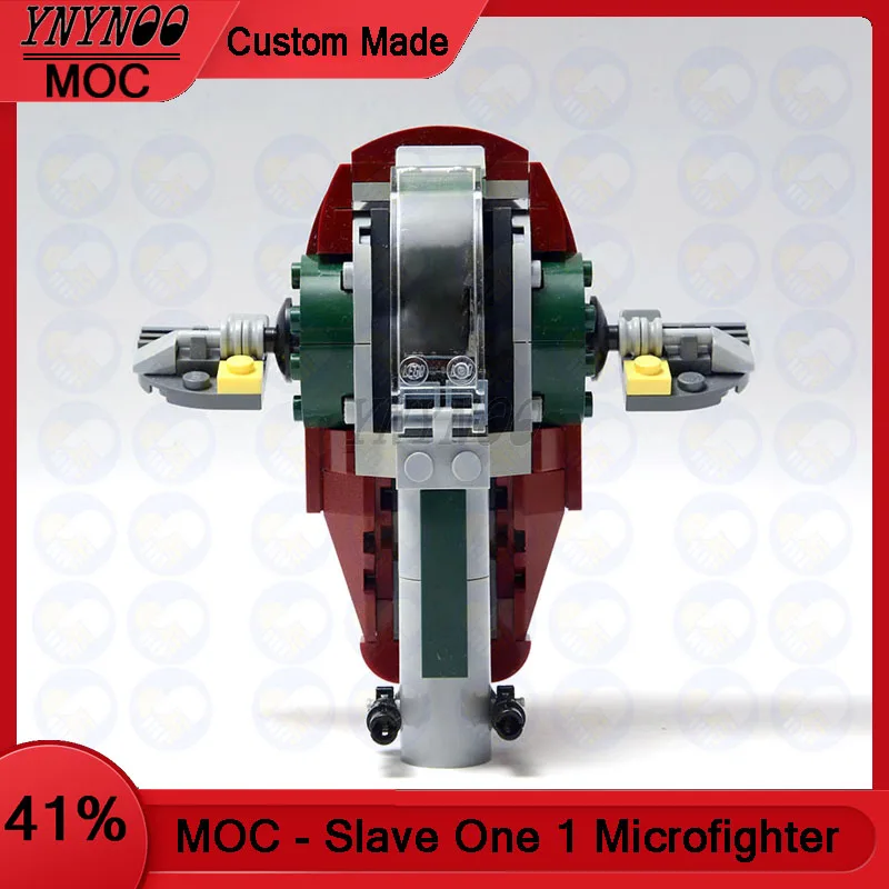 Personalizzato Moc Slave One 1 Micro-Slave Building Blocks Modello Mini Spazio Cosmico Mattoni Fatti A Mano Modello Giocattoli Fai Da Te Regali Per Ba
