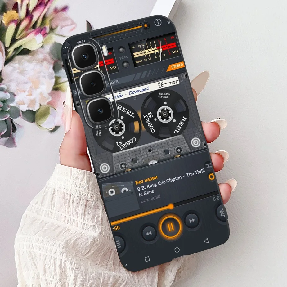 Cute Painted Soft Silicone Phone Case Cover for Infinix Hot 60 Series