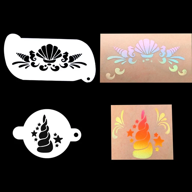 Reusable Face Paint Stencils 3