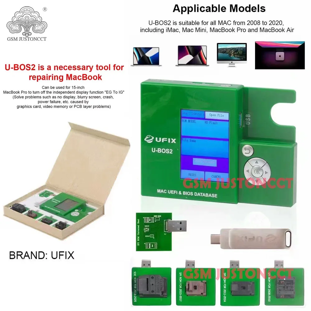 UFIX UBOS2 /MAC UEFI BIOS DATABASE /Four Writing Sockets