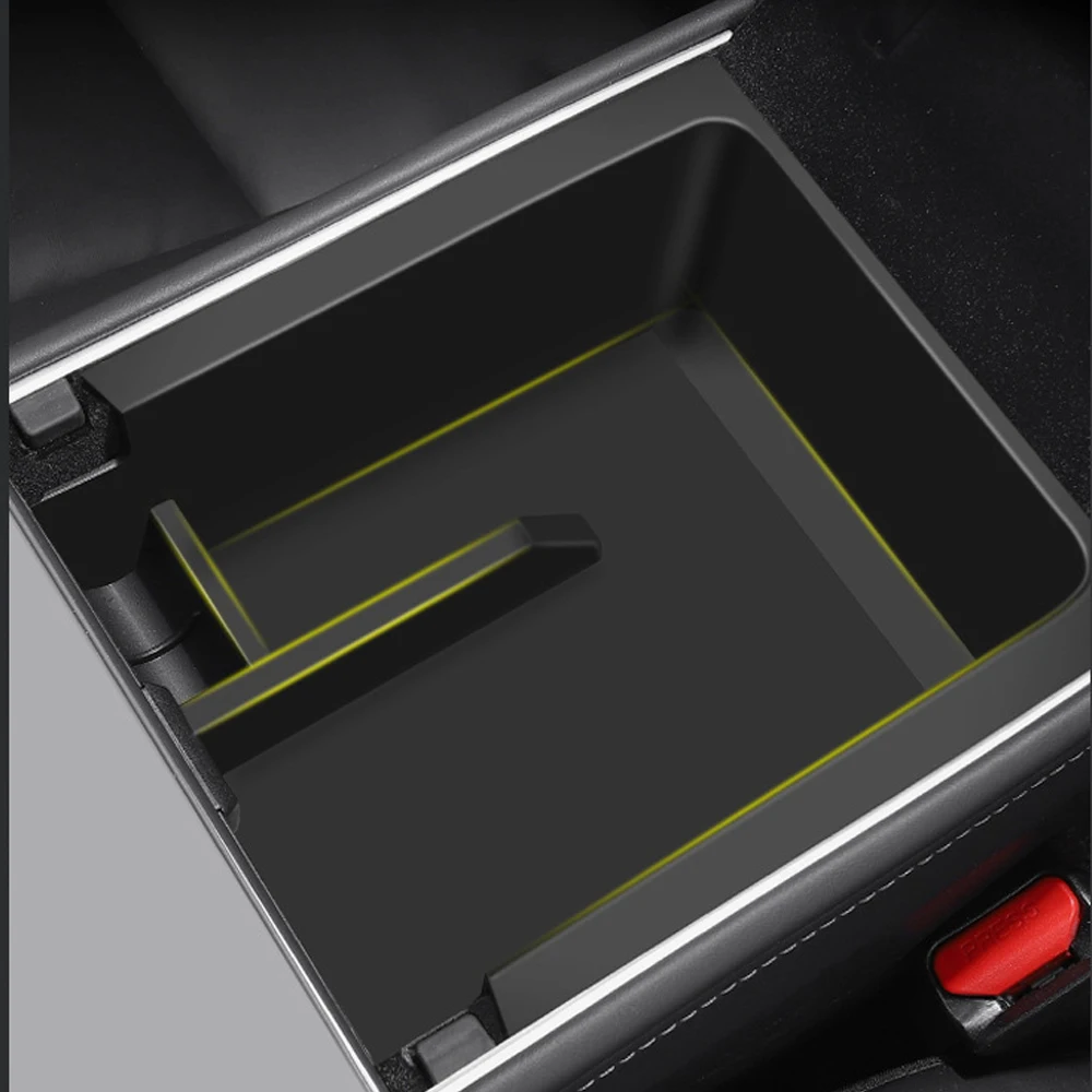 Personalizzato Per Tesla Model 3 Y 2021 22 Car Central Bracciolo Storage Box Organizer Center Console Case Hidden Cubby Drawer Storage Box