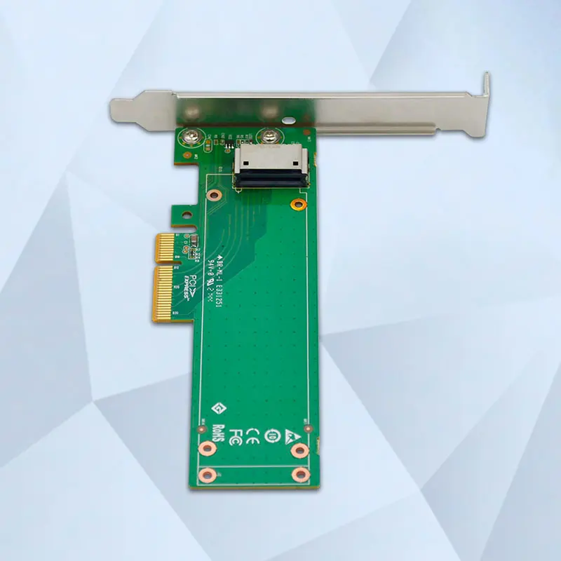 PCIe4.0 x4-단일 포트, EDSFF E1.S NVMe SSD 카드
